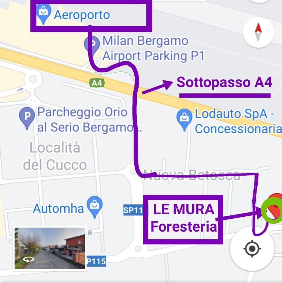 Le Mura Foresteria Grassobbio Kültér fotó